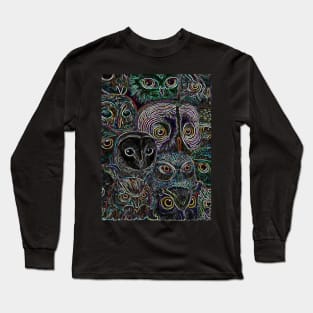 NEON OWLS Long Sleeve T-Shirt